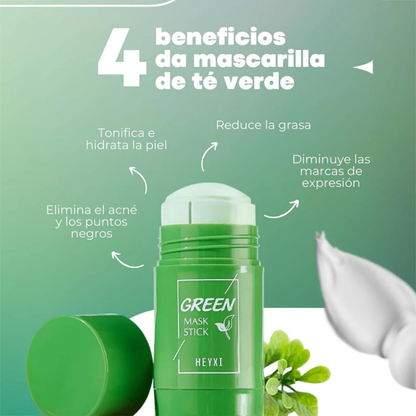 GreenMask Stick - Mascarilla purificadora de te verde